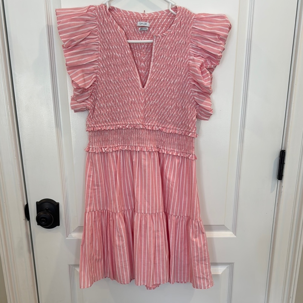 Pink Striped Wonens SAYLOR dress